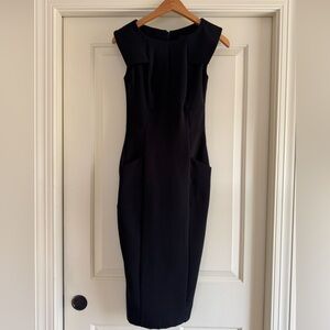 ASOS Black Midi Dress